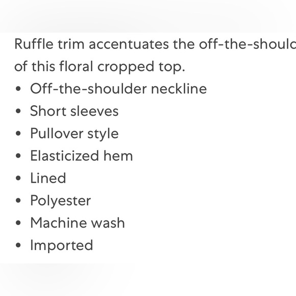 Walter Baker crop top - Picture 7 of 7